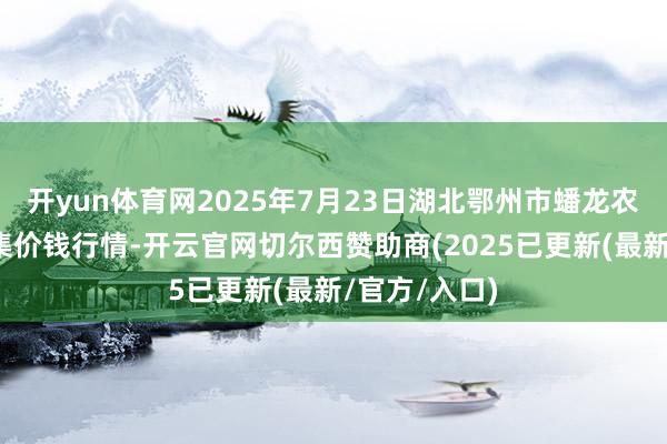 开yun体育网2025年7月23日湖北鄂州市蟠龙农产物批发市集价钱行情-开云官网切尔西赞助商(2025已更新(最新/官方/入口)