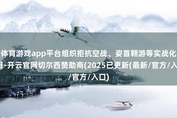 体育游戏app平台组织拒抗空战、姿首翱游等实战化课目-开云官网切尔西赞助商(2025已更新(最新/官方/入口)