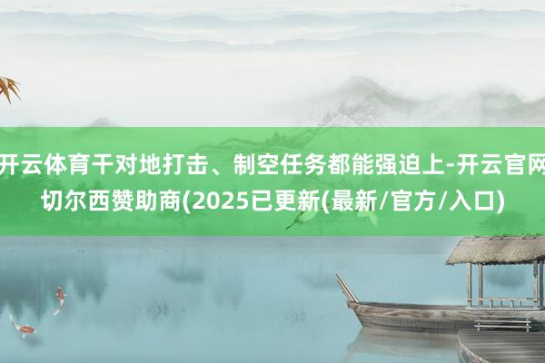 开云体育干对地打击、制空任务都能强迫上-开云官网切尔西赞助商(2025已更新(最新/官方/入口)
